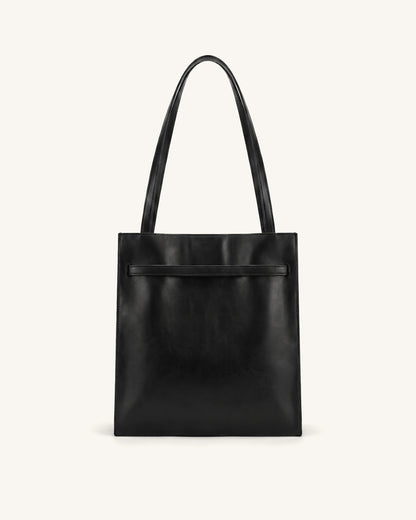 Jw Pei Noelle Belted Tote Bag Black