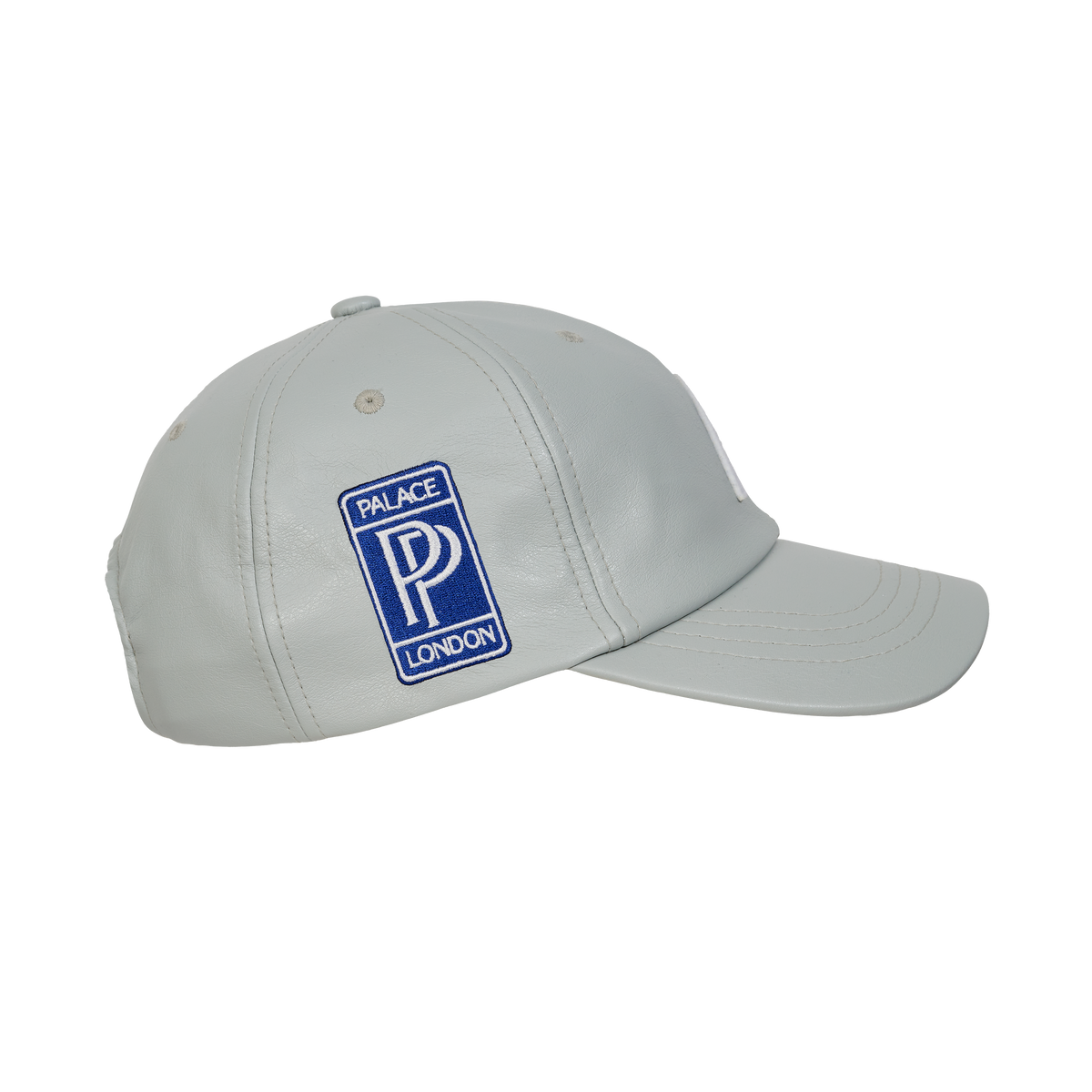 Palace Skateboards FAUX Leather P 6-Panel GREY