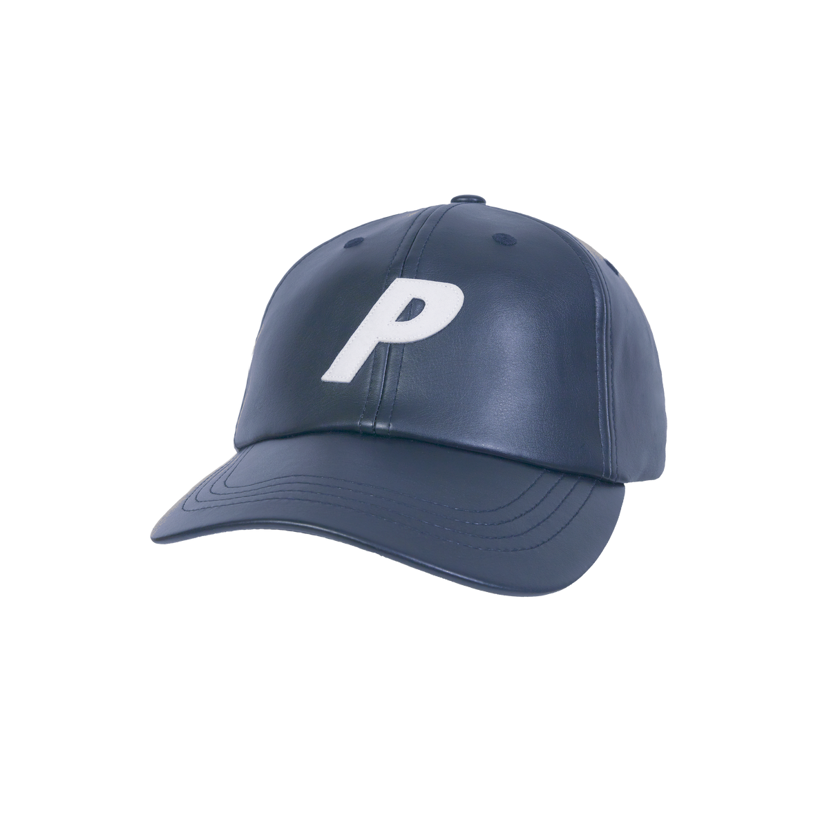 Palace Skateboards FAUX Leather P 6-Panel GREY