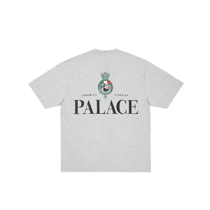 Palace Skateboards Heavy Crest T-Shirt GREY MARL