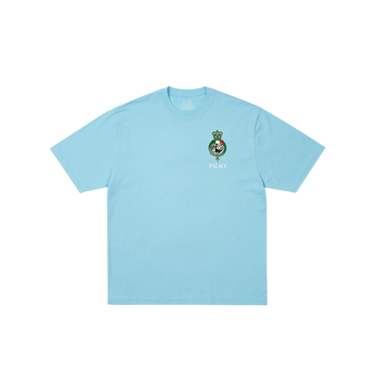 Palace Skateboards Heavy Crest T-Shirt Skyline BLUE