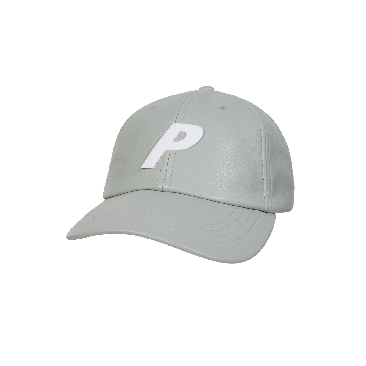 Palace Skateboards FAUX Leather P 6-Panel GREY