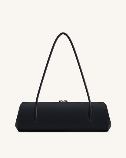 Jw Pei Nova Minimalist Shoulder Bag Jet Black