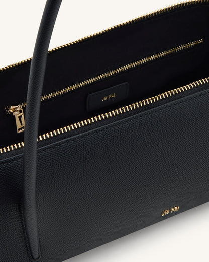Jw Pei Nova Minimalist Shoulder Bag Jet Black