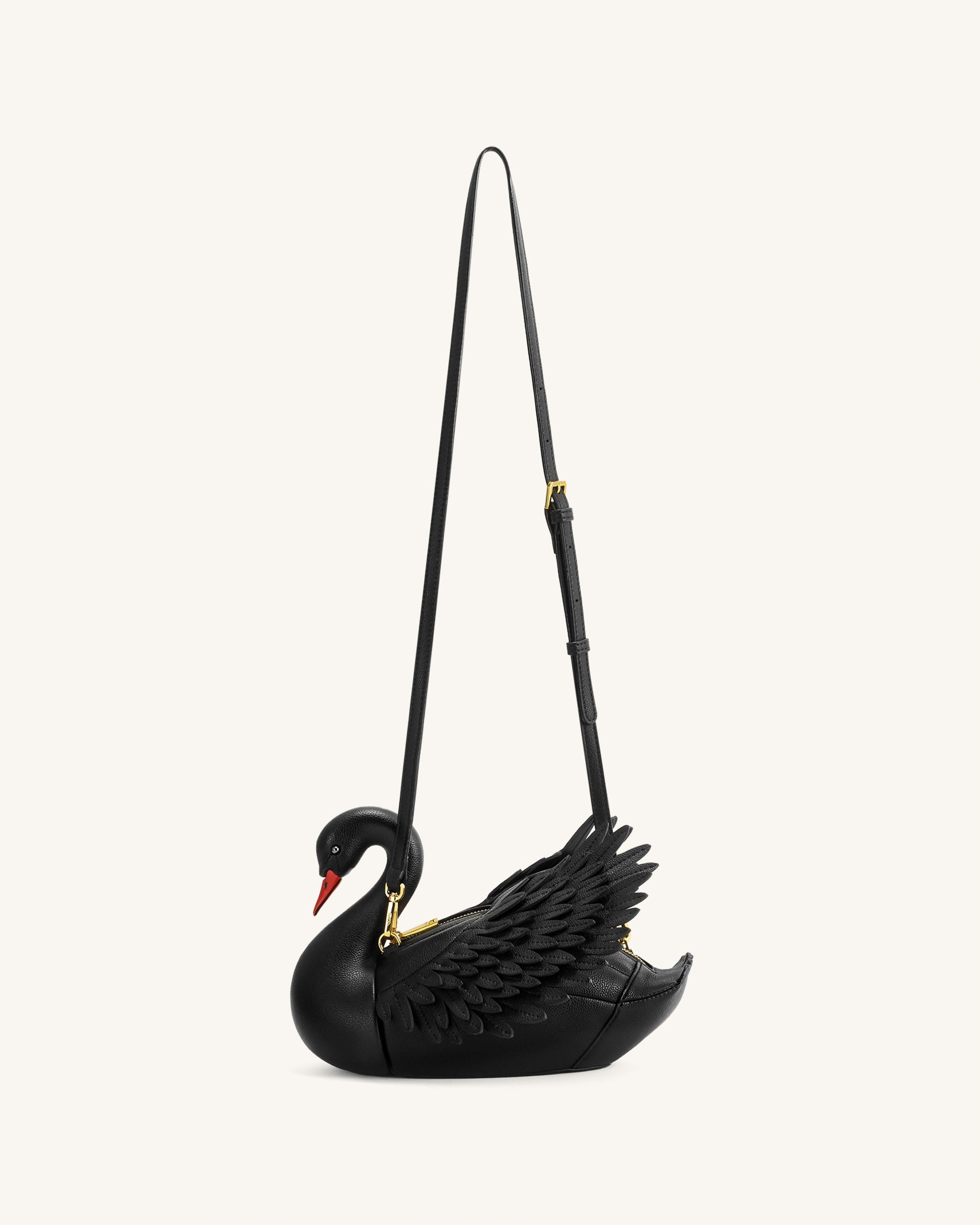 Jw Pei Alani Swan Shaped Crossbody Bag Black