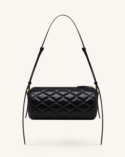 Jw Pei Lucienne Dachshund Quilted Chain Shoulder Bag Black