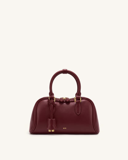 Jw Pei Rosalie Bowler Top Handle Bag Dark Burgundy