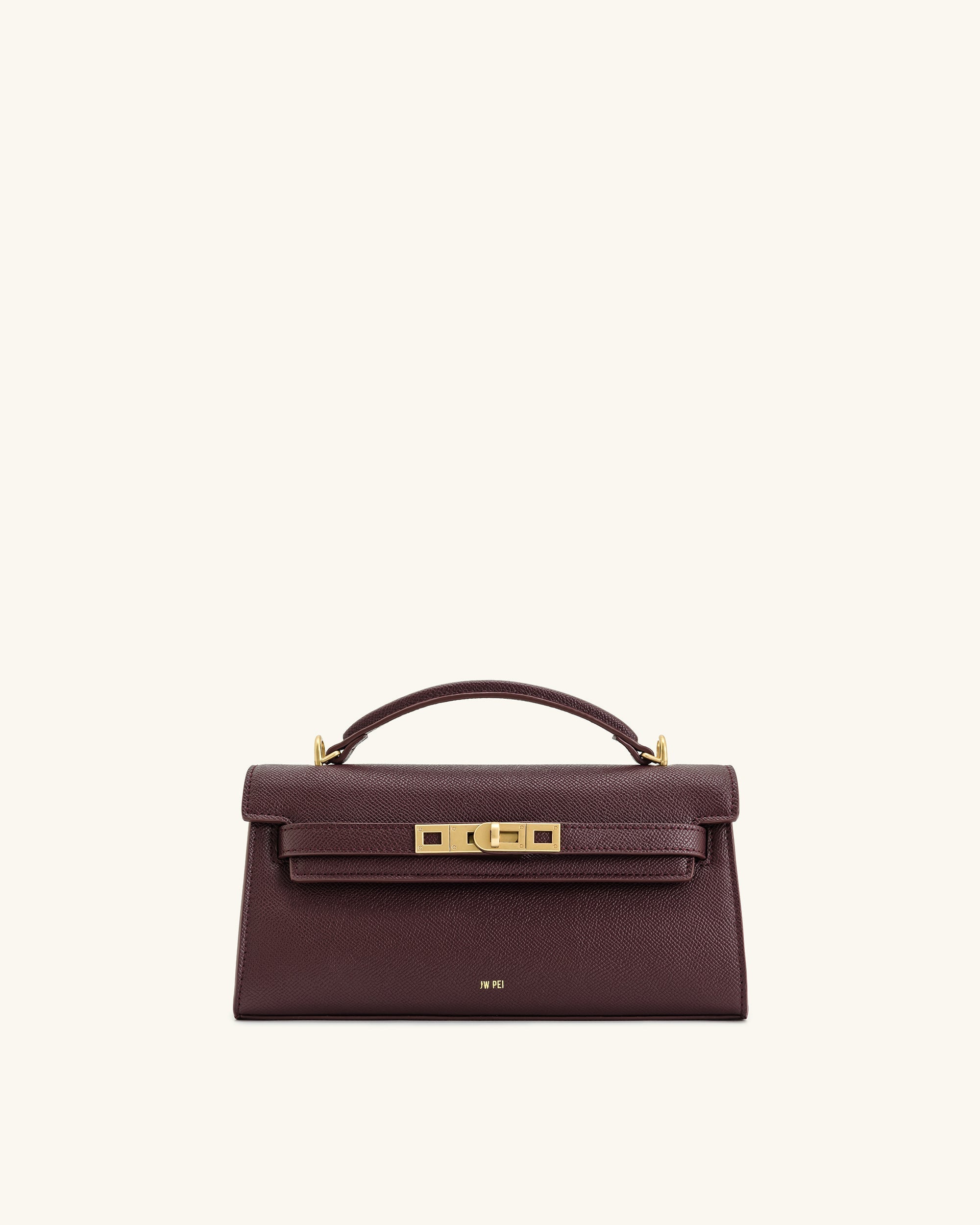 Jw Pei Noor Top Handle Bag Deep Burgundy