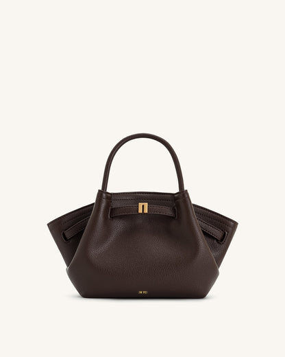 Jw Pei Hana Mini Tote Bag Dark Brown
