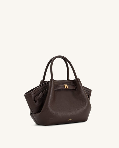 Jw Pei Hana Mini Tote Bag Dark Brown