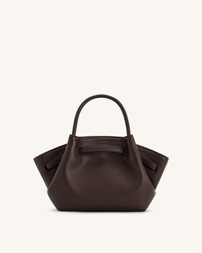 Jw Pei Hana Mini Tote Bag Dark Brown