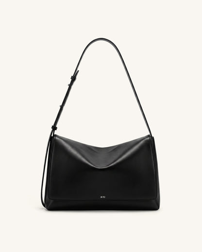 Jw Pei Isolde Flap Shoulder Bag Black