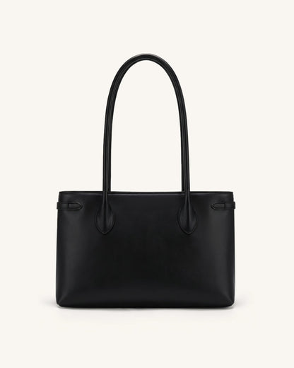 Jw Pei Camille Buckle Strap Tote Bag Black