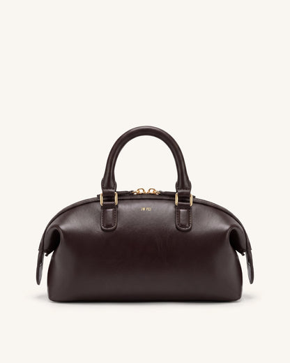 Jw Pei Arlo Top Handle Bag Dark Brown