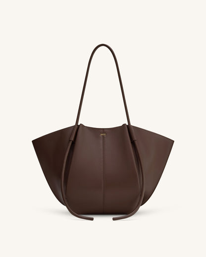 Jw Pei Nala Wide Tote Bag Deep Brown