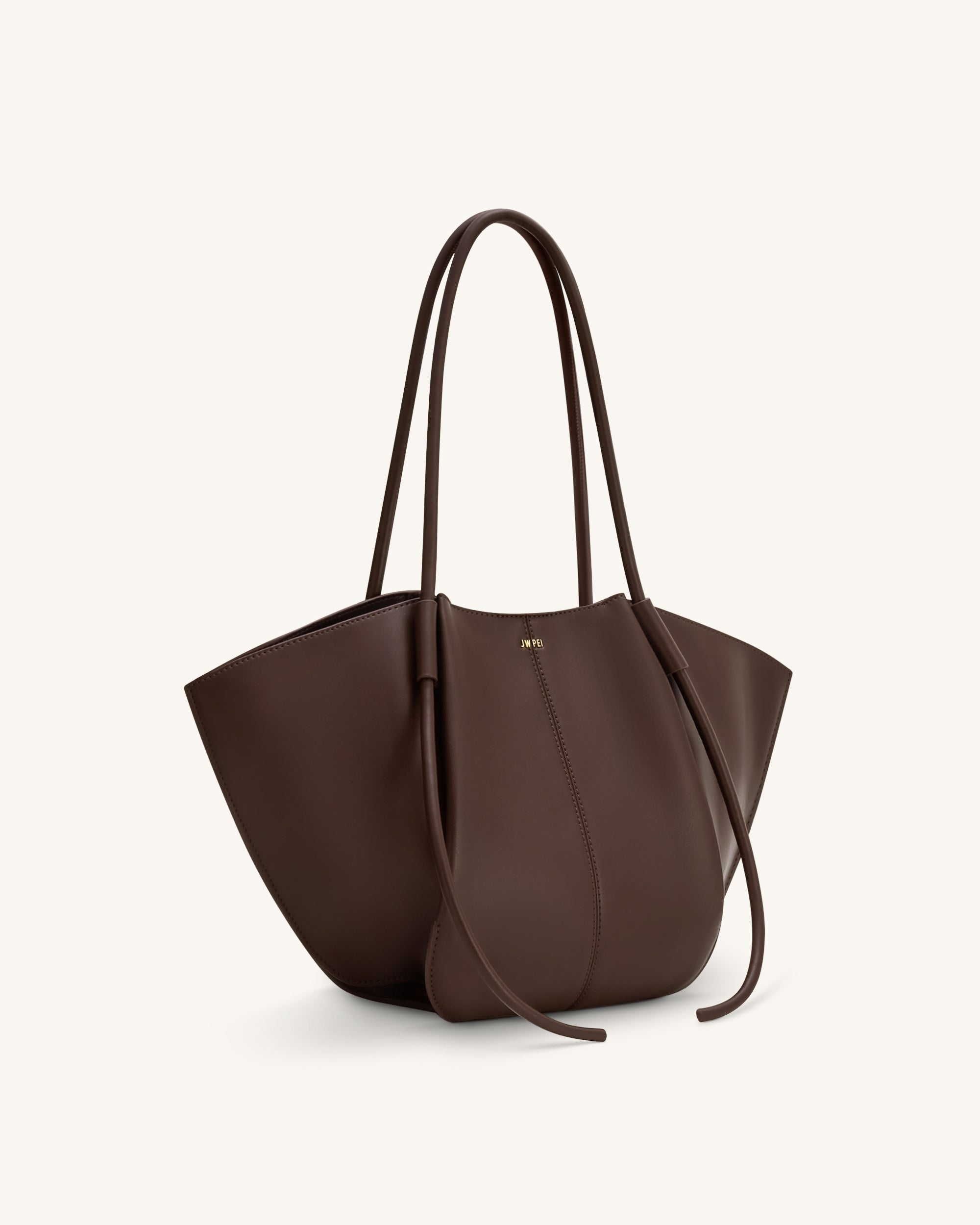 Jw Pei Nala Wide Tote Bag Deep Brown