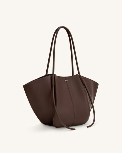 Jw Pei Nala Wide Tote Bag Deep Brown