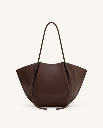 Jw Pei Nala Wide Tote Bag Deep Brown