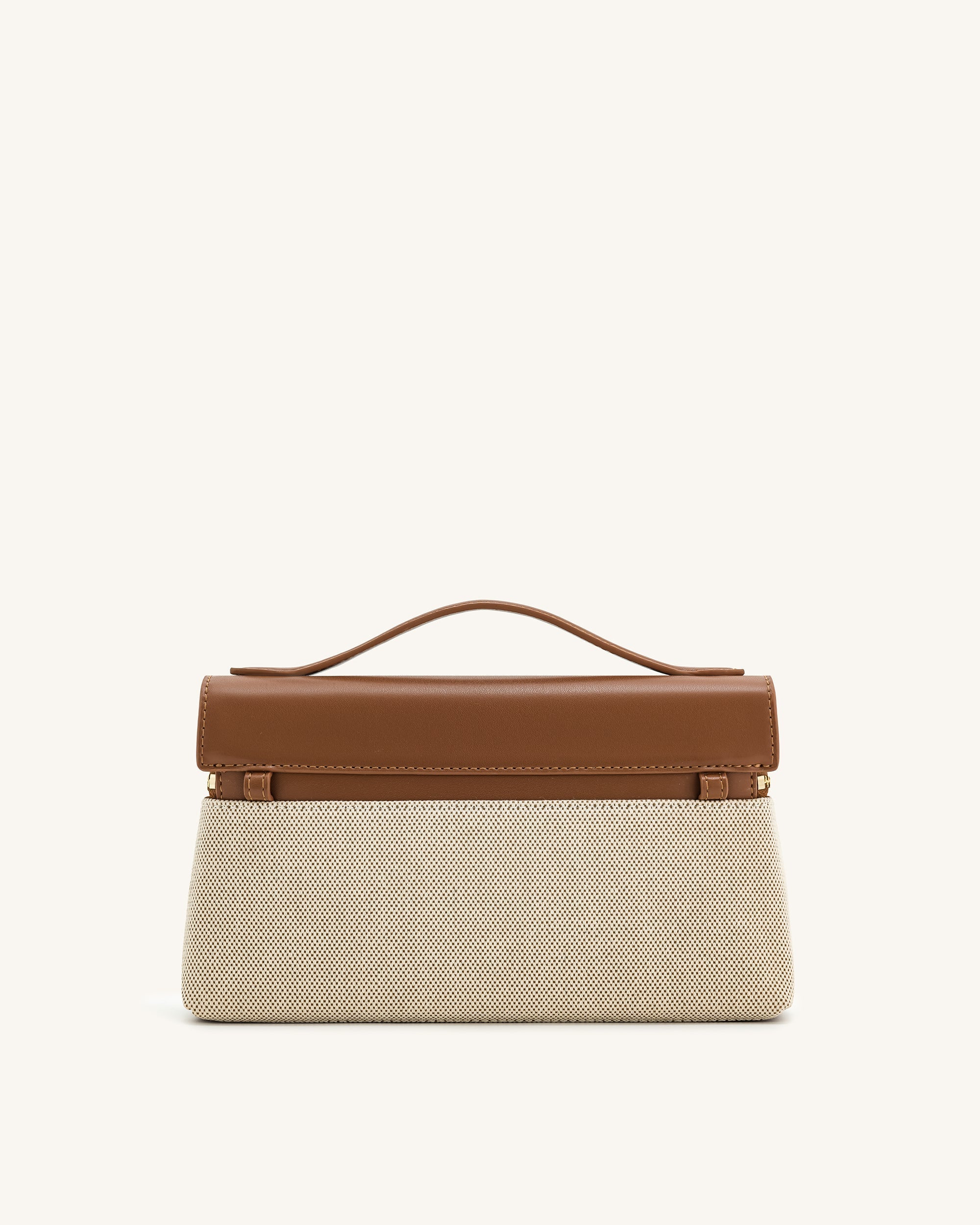 Jw Pei Thea Top Handle Bag Brown Canvas