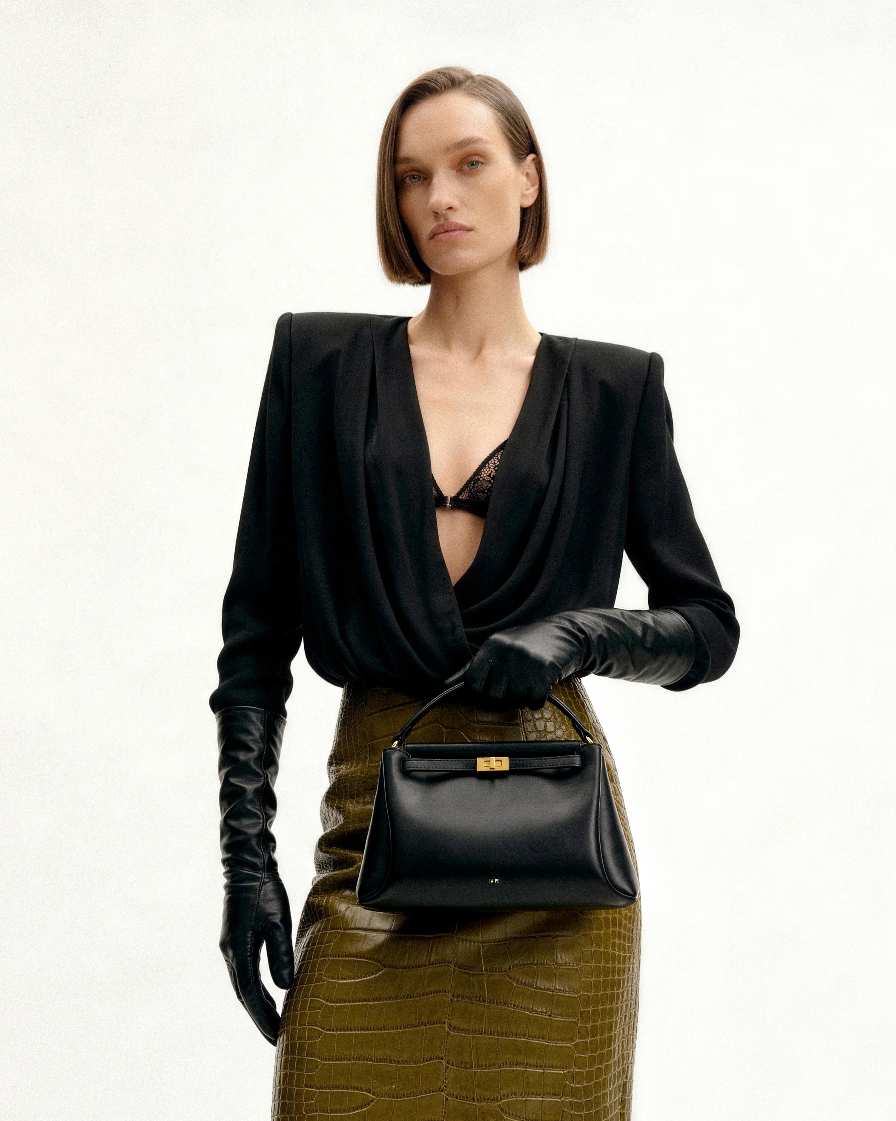 Jw Pei Carmen Top Handle Bag Black
