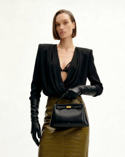 Jw Pei Carmen Top Handle Bag Black