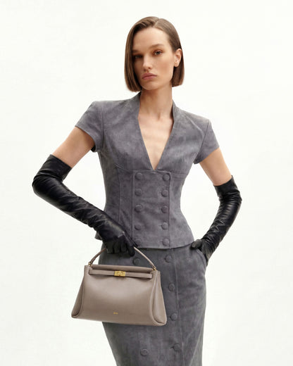 Jw Pei Carmen Top Handle Bag Apricot
