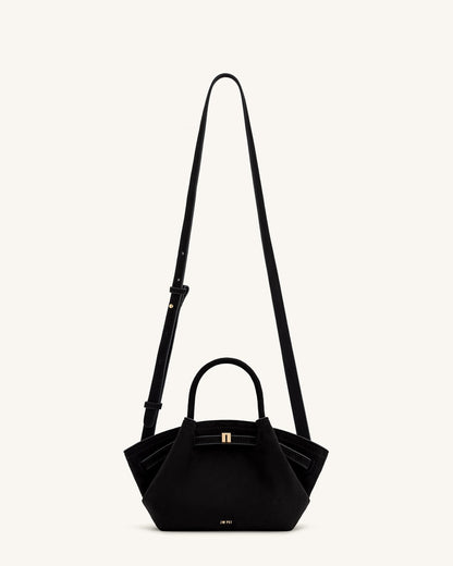 Jw Pei Hana Mini Faux Suede Tote Bag Black