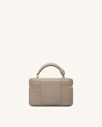 Jw Pei Cleo Box Shape Top Handle Bag Taupe