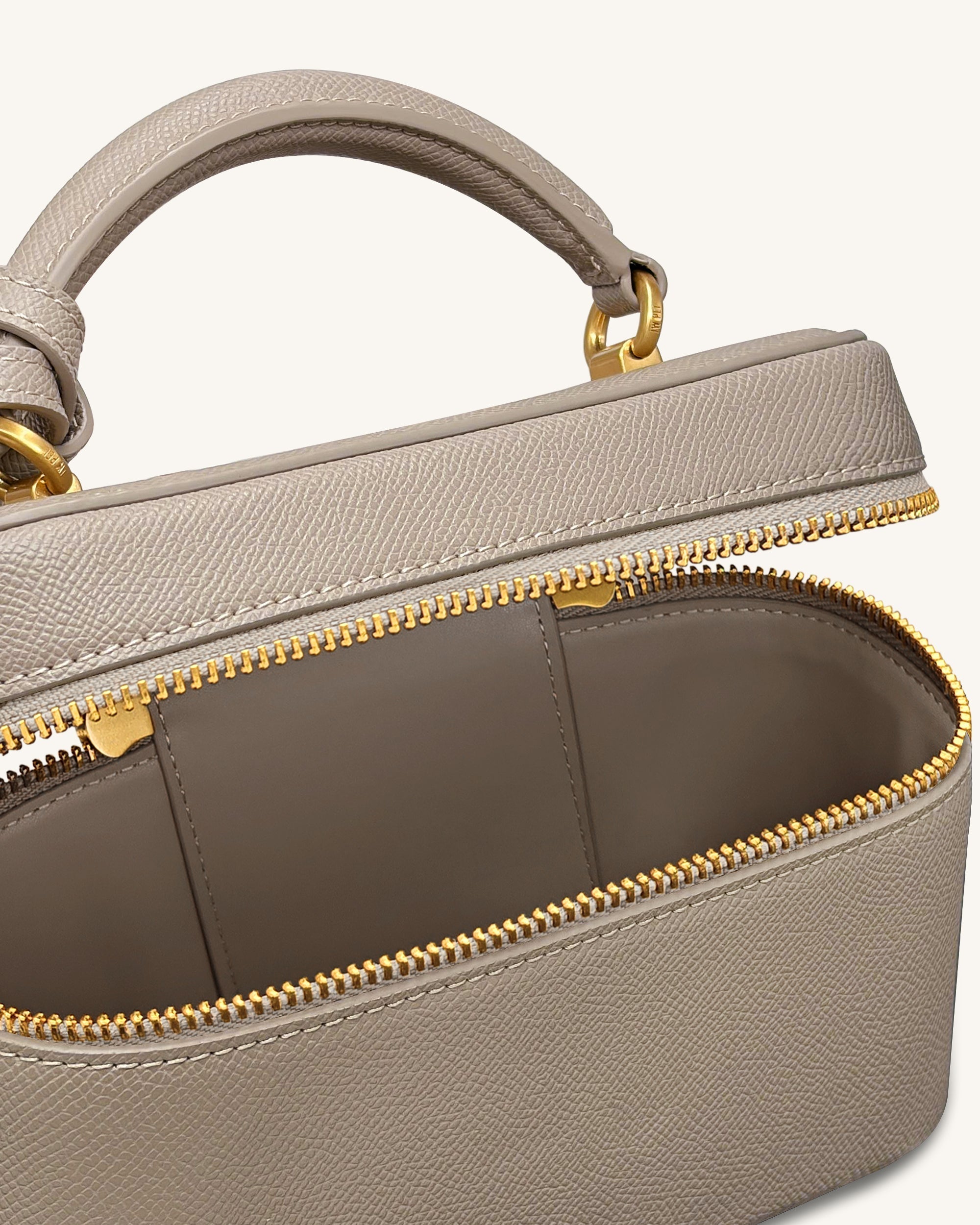 Jw Pei Cleo Box Shape Top Handle Bag Taupe