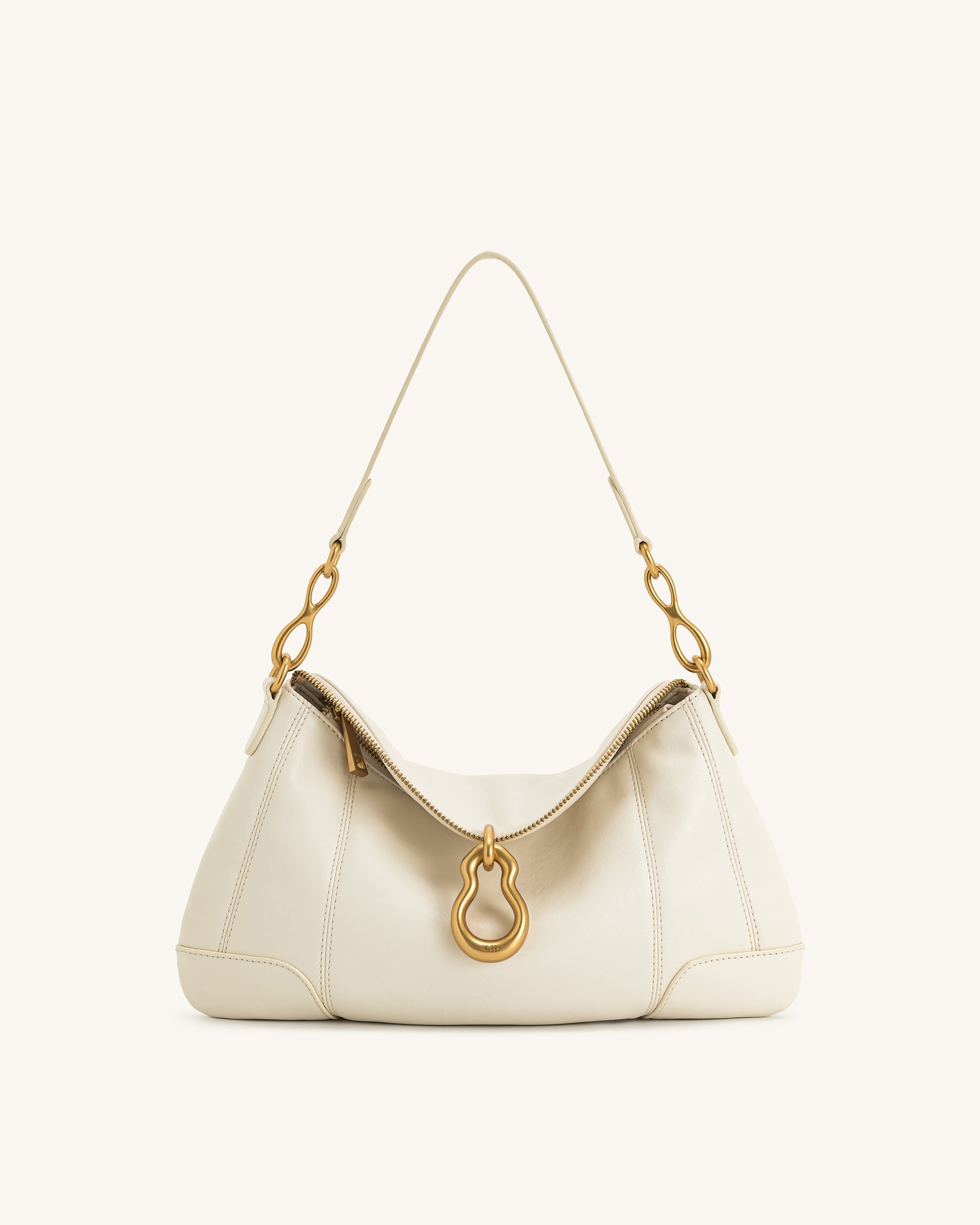 Jw Pei Jayla Metal Pendant Embellished Shoulder Bag White
