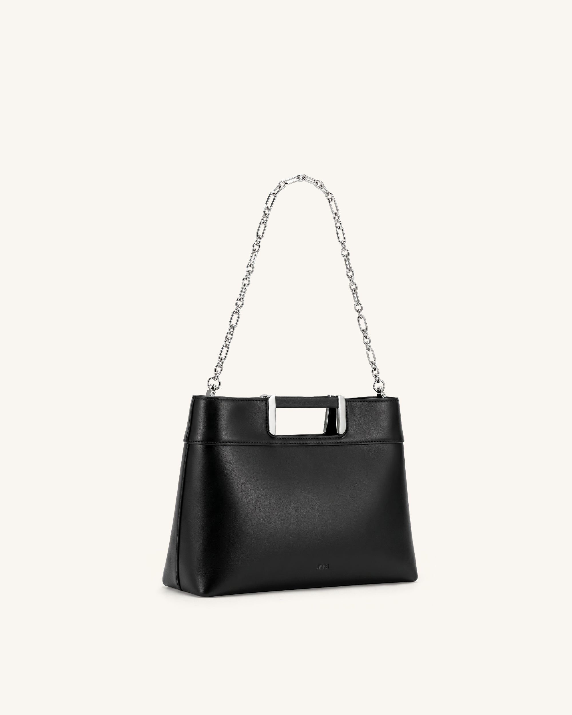 Jw Pei Elodie Chain Handle Top Handle Bag Black