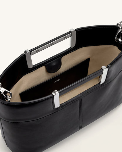 Jw Pei Elodie Chain Handle Top Handle Bag Black