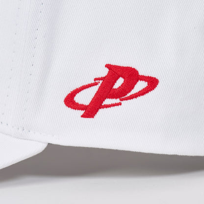 Palace Skateboards Bulldog P Frame 5-Panel Snapback White