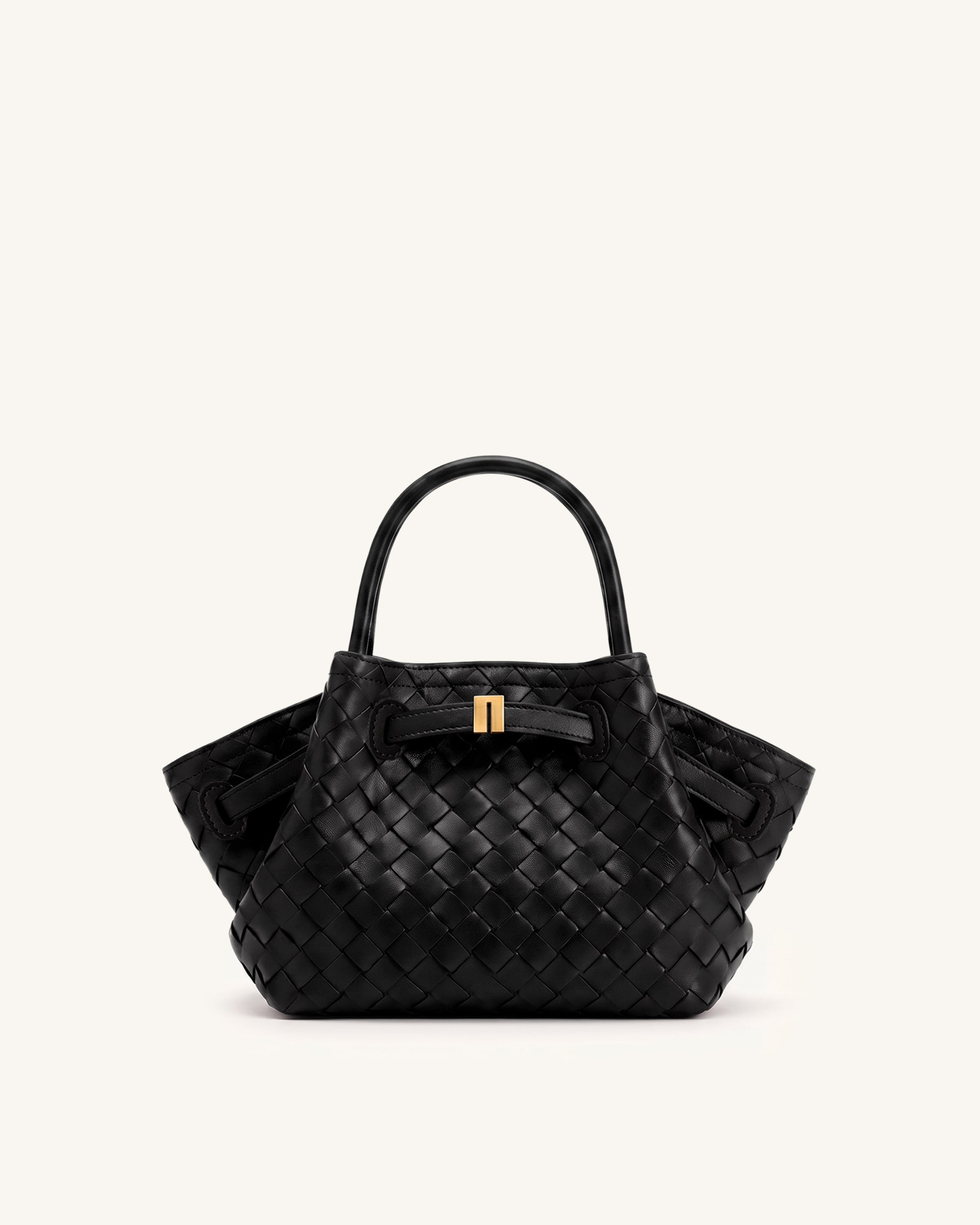Jw Pei Hana Mini Weave Tote Bag Black
