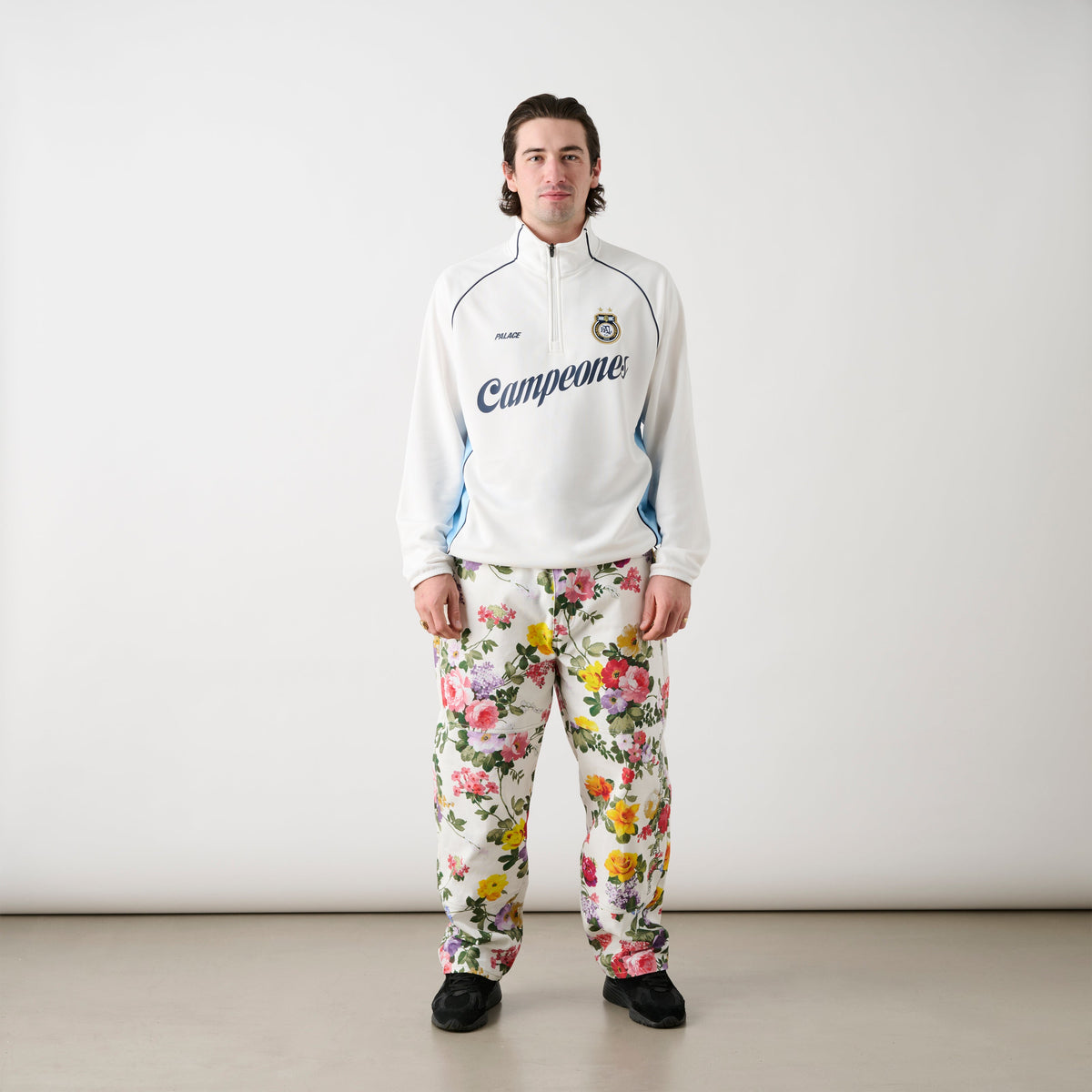 Palace Skateboards COPA 1 / 4 ZIP Techy Fleece White