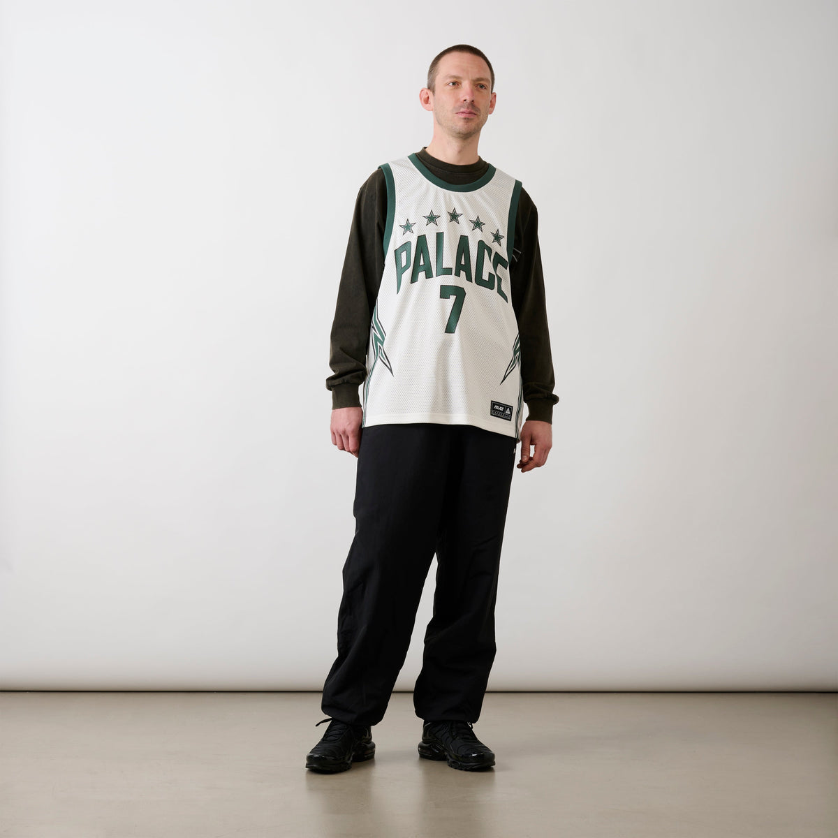 Palace Skateboards Lightning Basketball VEST White / Green