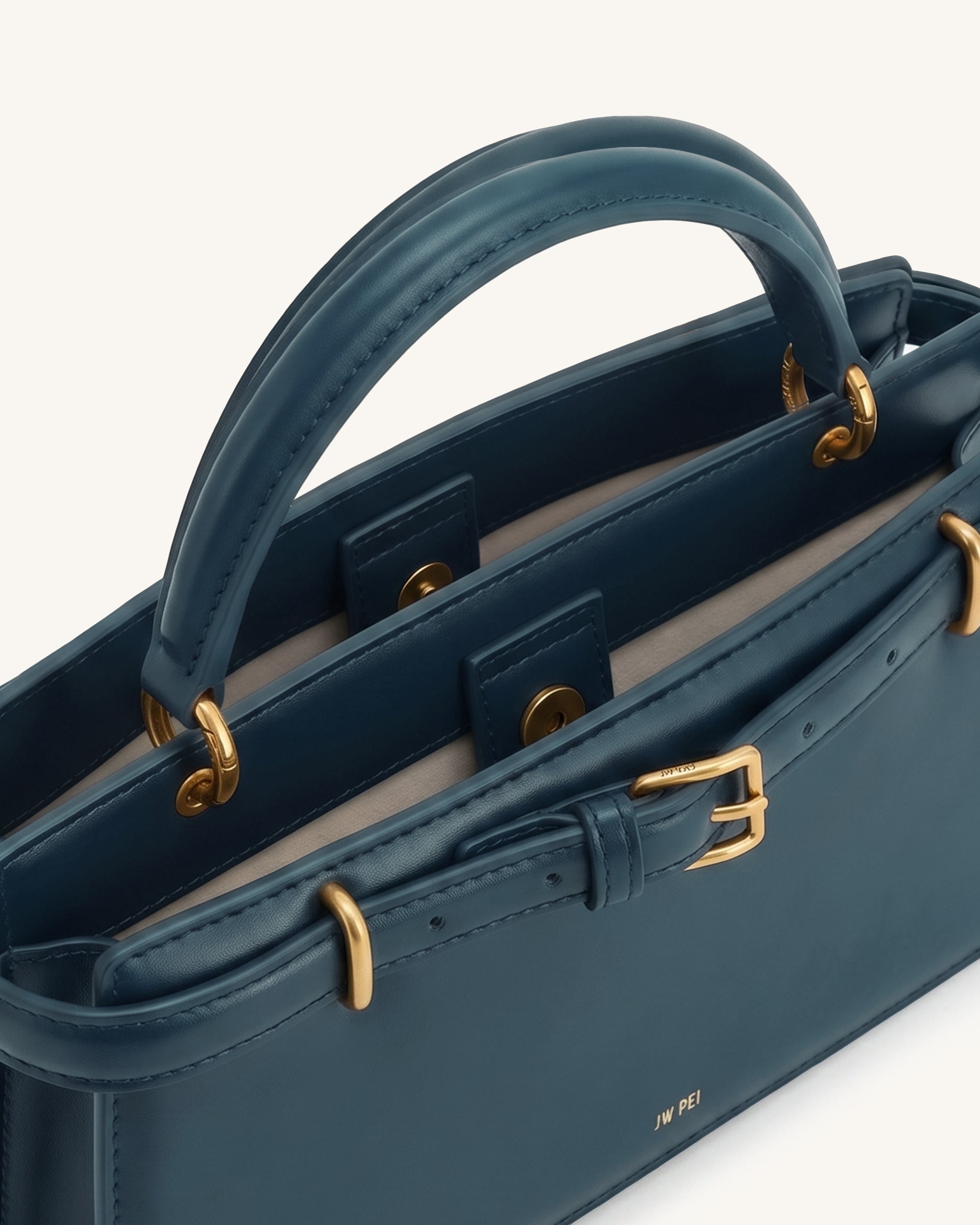 Jw Pei Elena Classic Top Handle Bag Navy