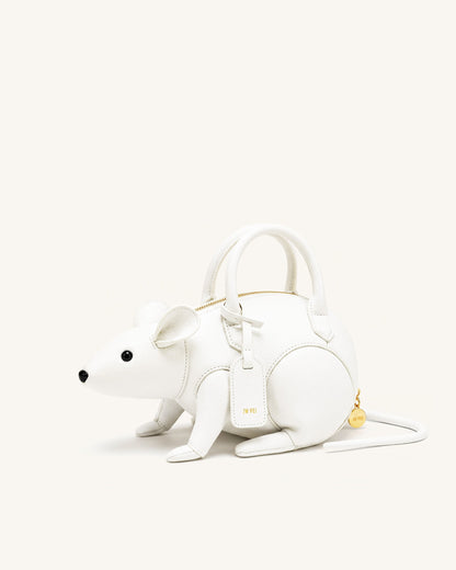 Jw Pei Mia Mouse Top Handle Bag White