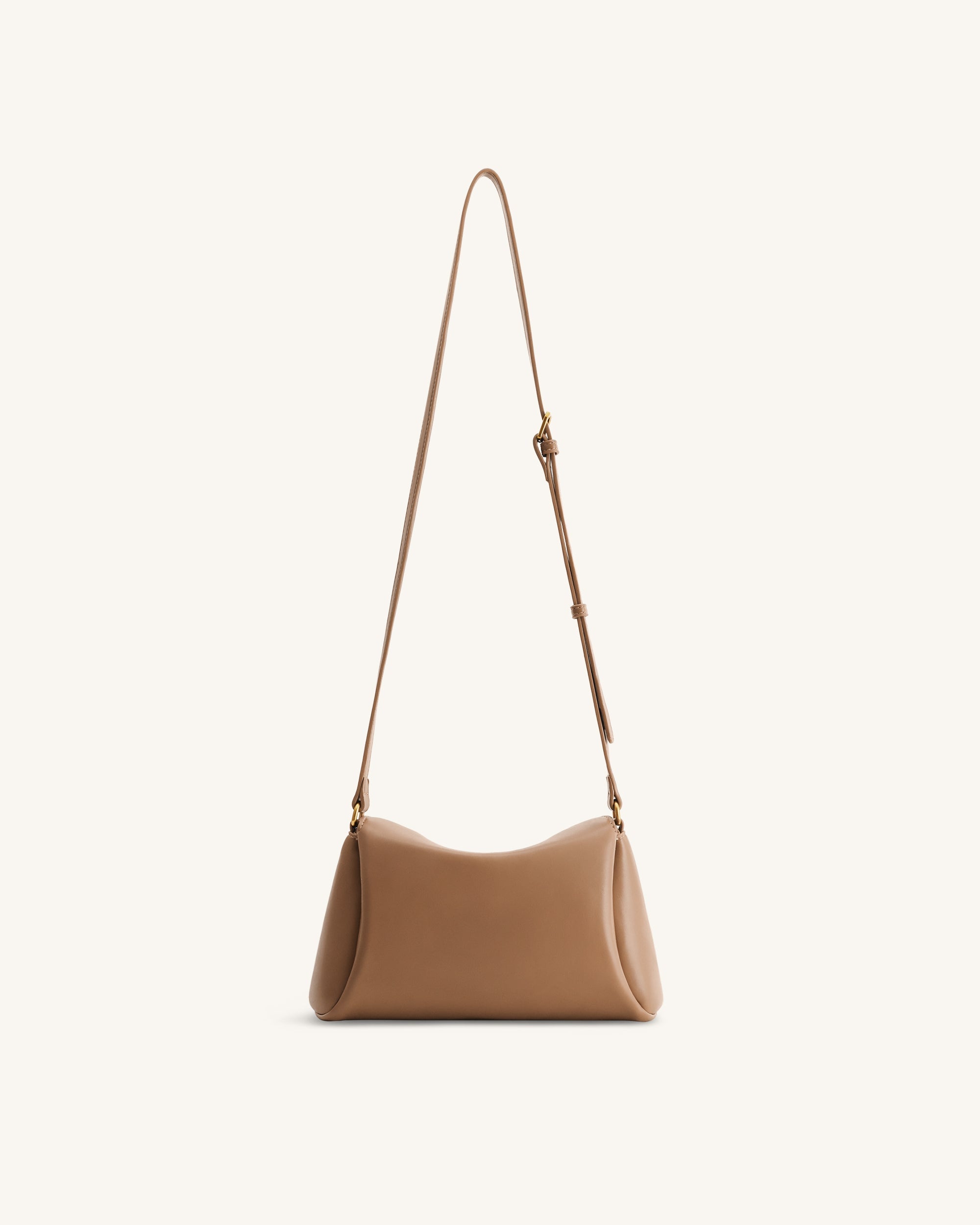 Jw Pei Greta Twist Lock Crossbody Bag Brown