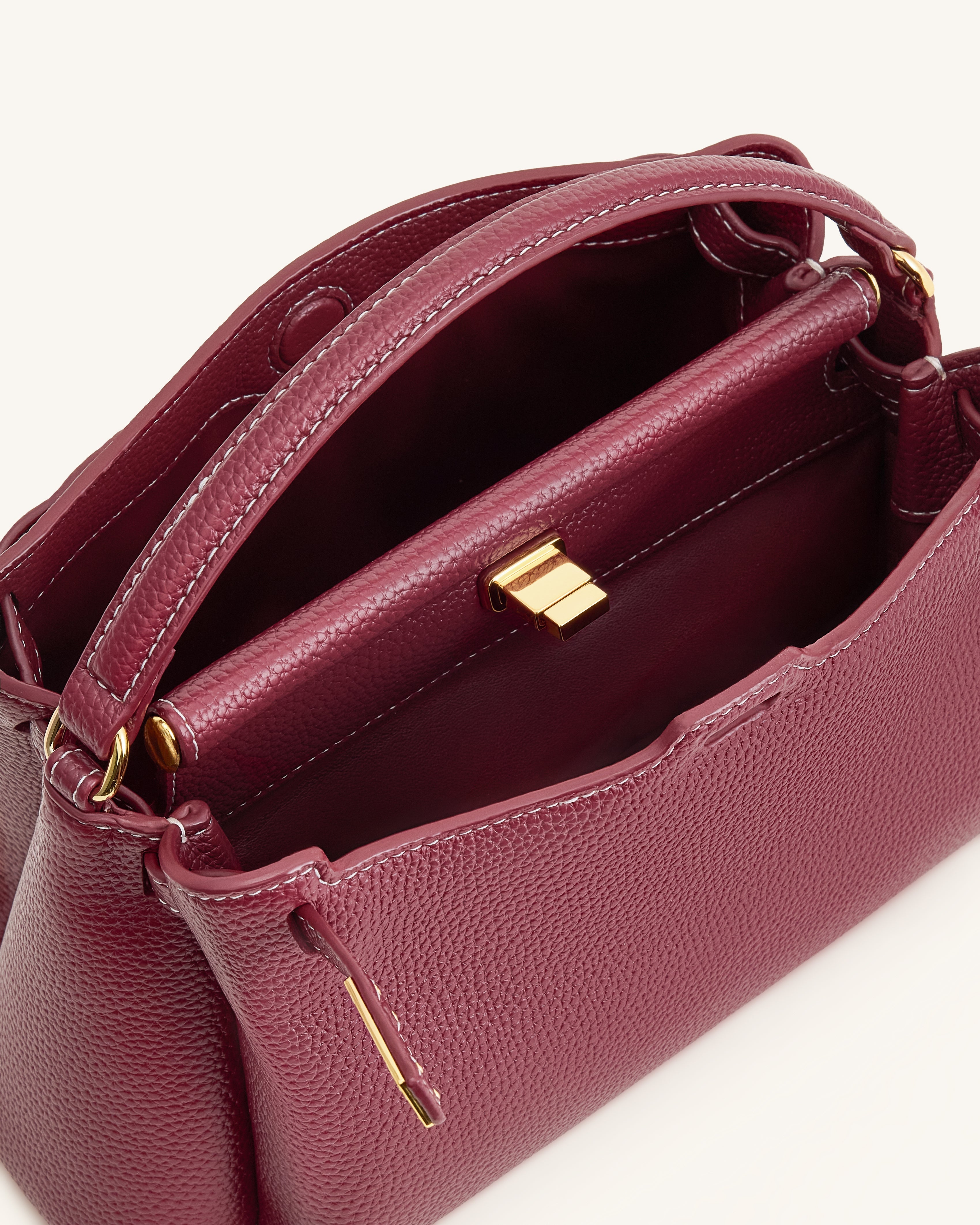 Jw Pei Carmen Top Handle Bag Burgundy