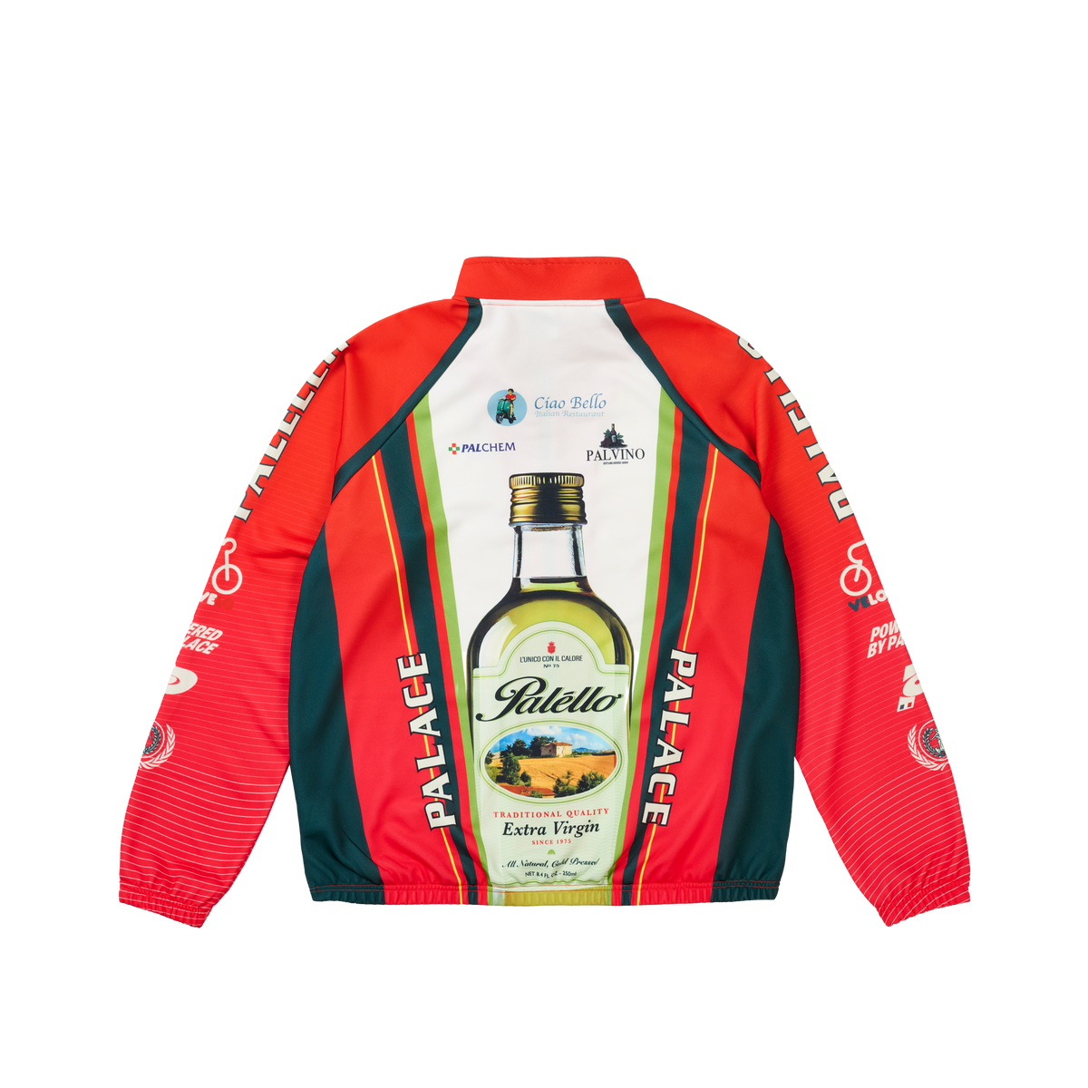 Palace Skateboards Palello Cycling ZIP Jacket RED
