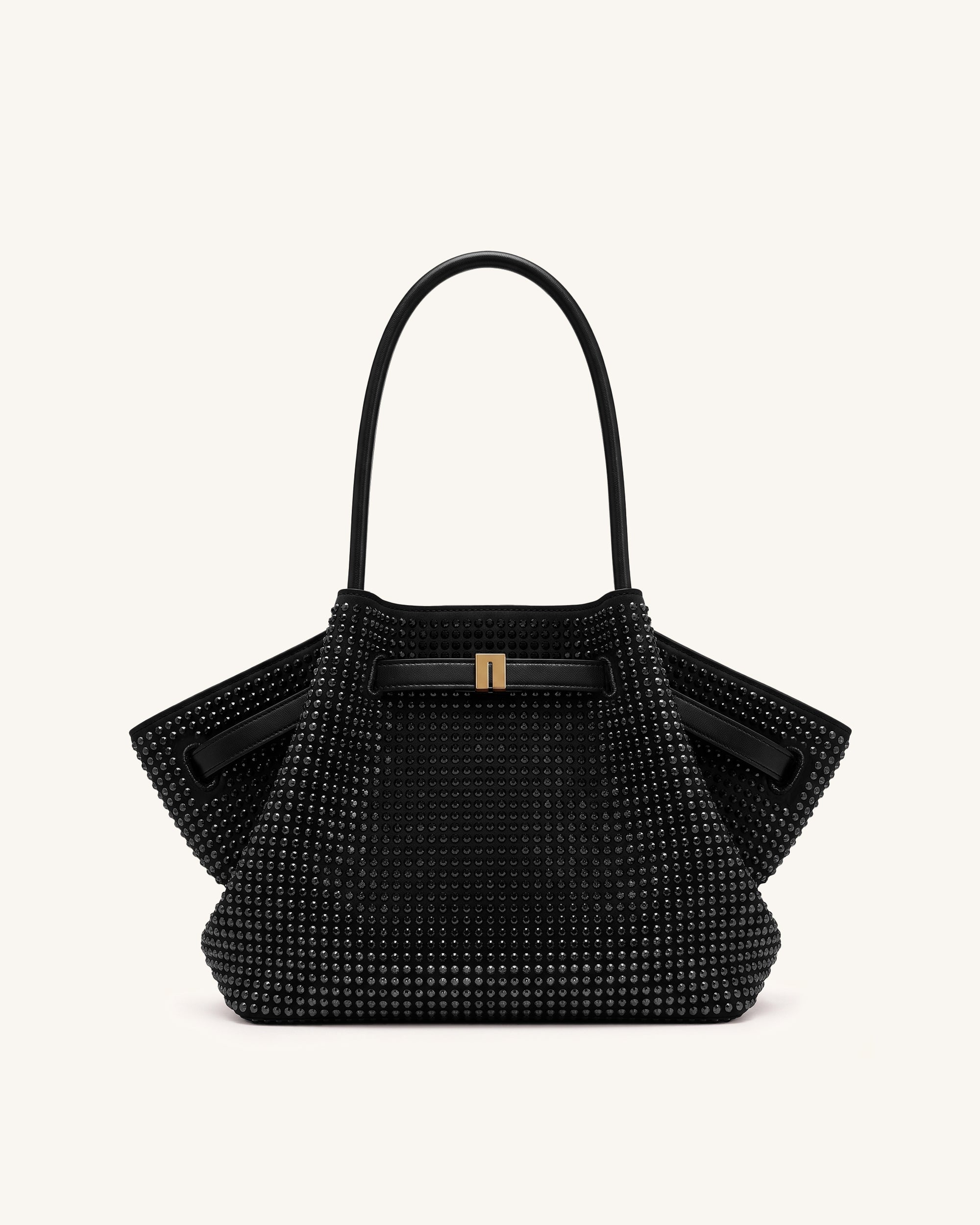 Jw Pei Hana Medium Artificial Crystal Tote Bag Black