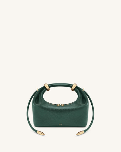 Jw Pei Ellie Metal Ring Embellished Top Handle Bag Forest Green