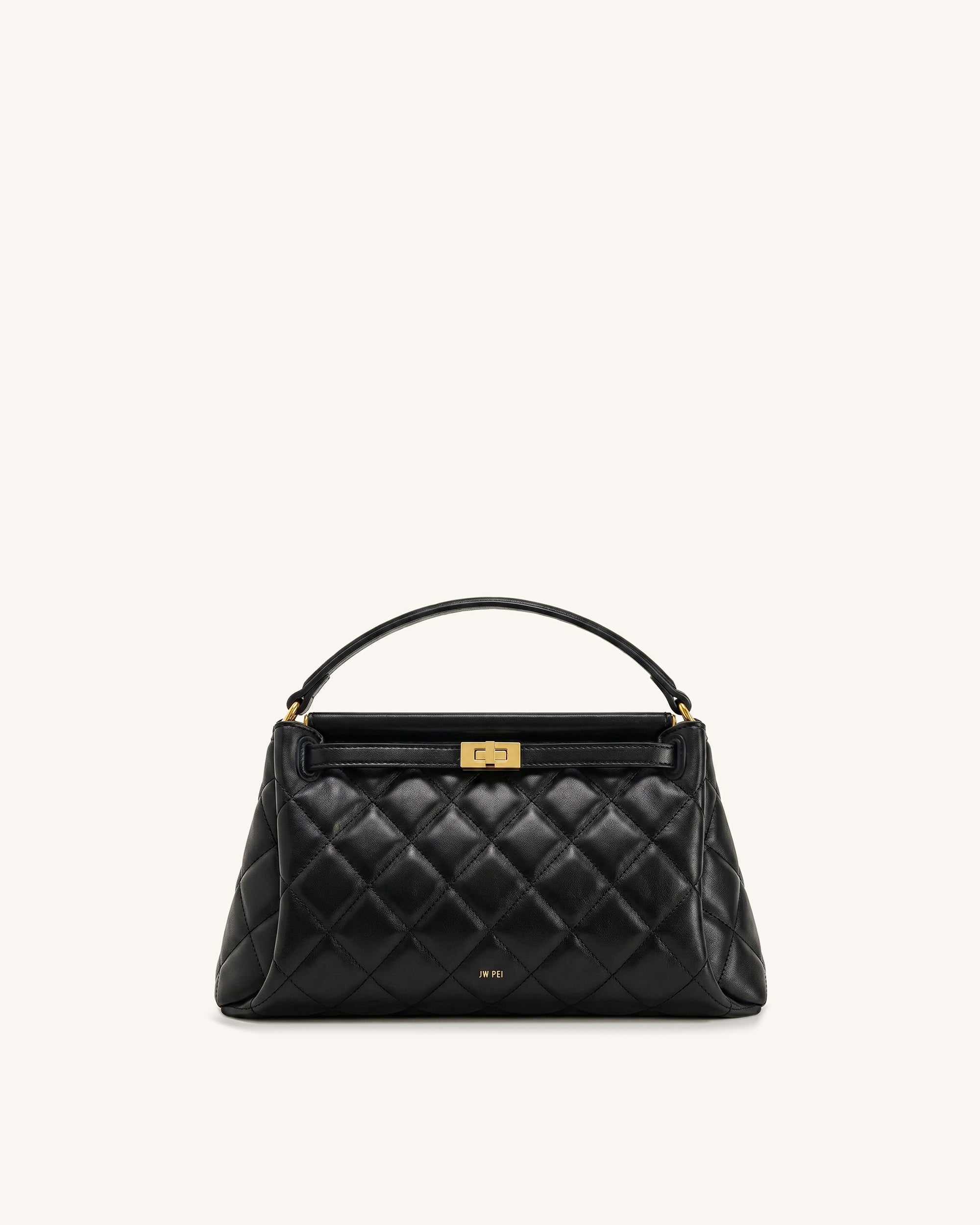Jw Pei Carmen Quiltingtop Handle Bag Jet Black