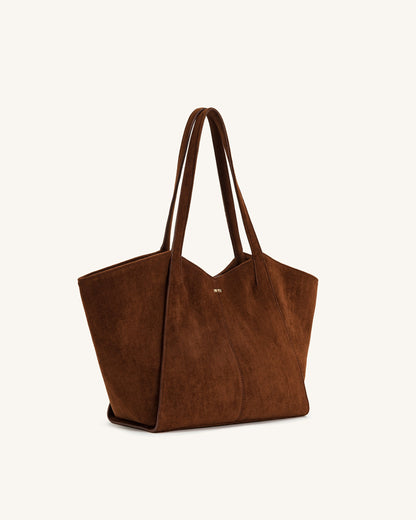Jw Pei Kiana Large Capacity Tote Bag Dark Brown