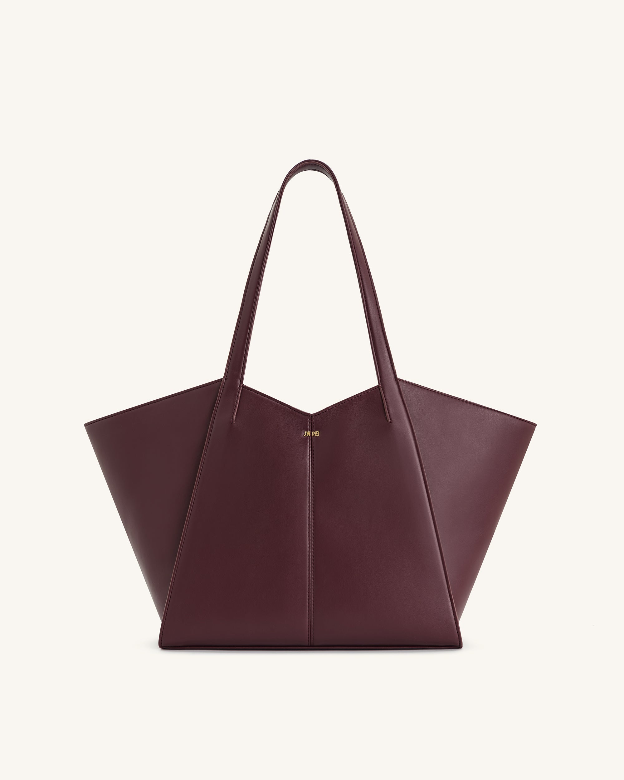 Jw Pei Kiana Large Capacity Tote Bag Deep Claret