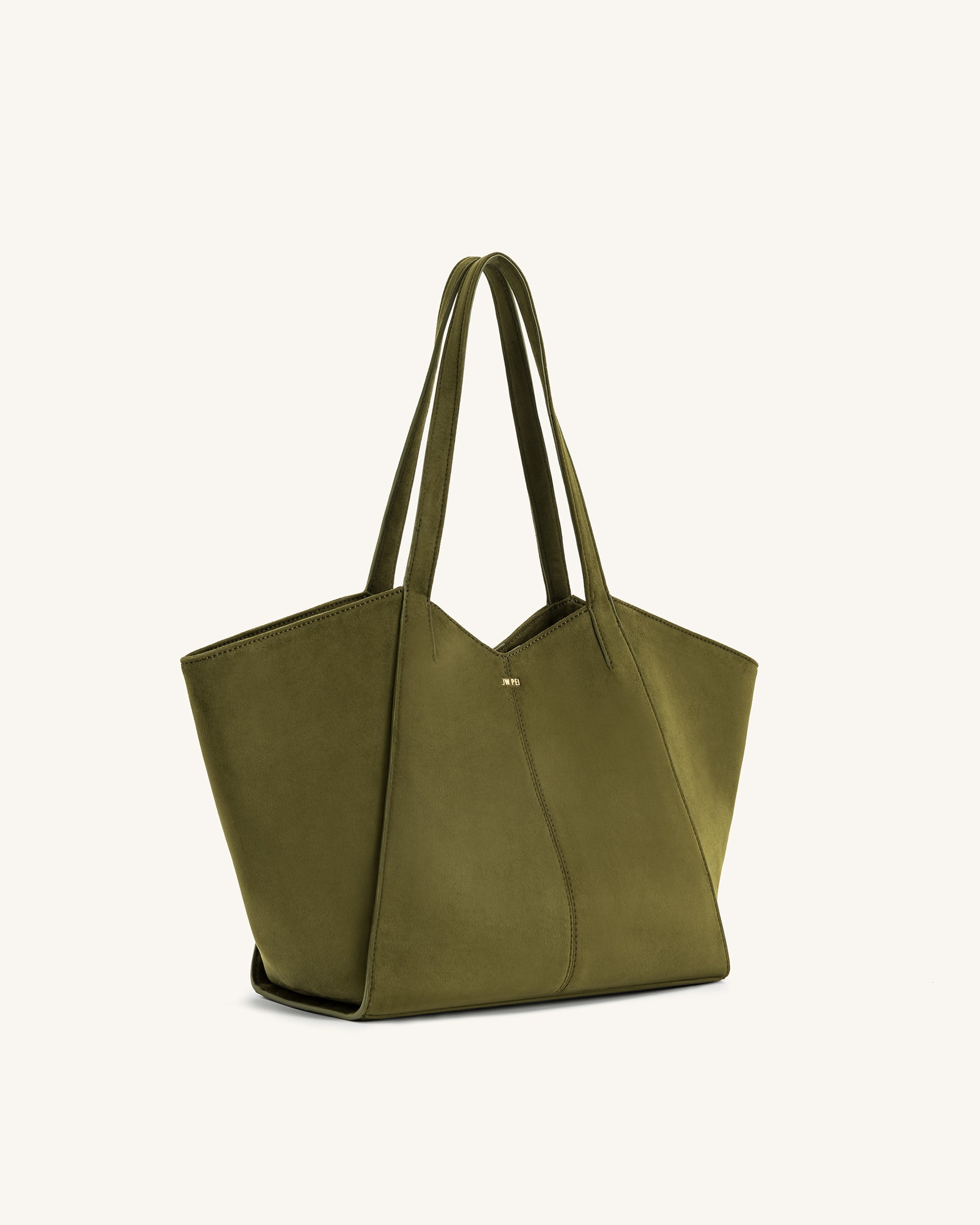 Jw Pei Kiana Large Capacity Tote Bag Dark Olive