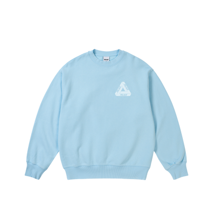 Palace Skateboards Pigment TRI CREW Skyline BLUE