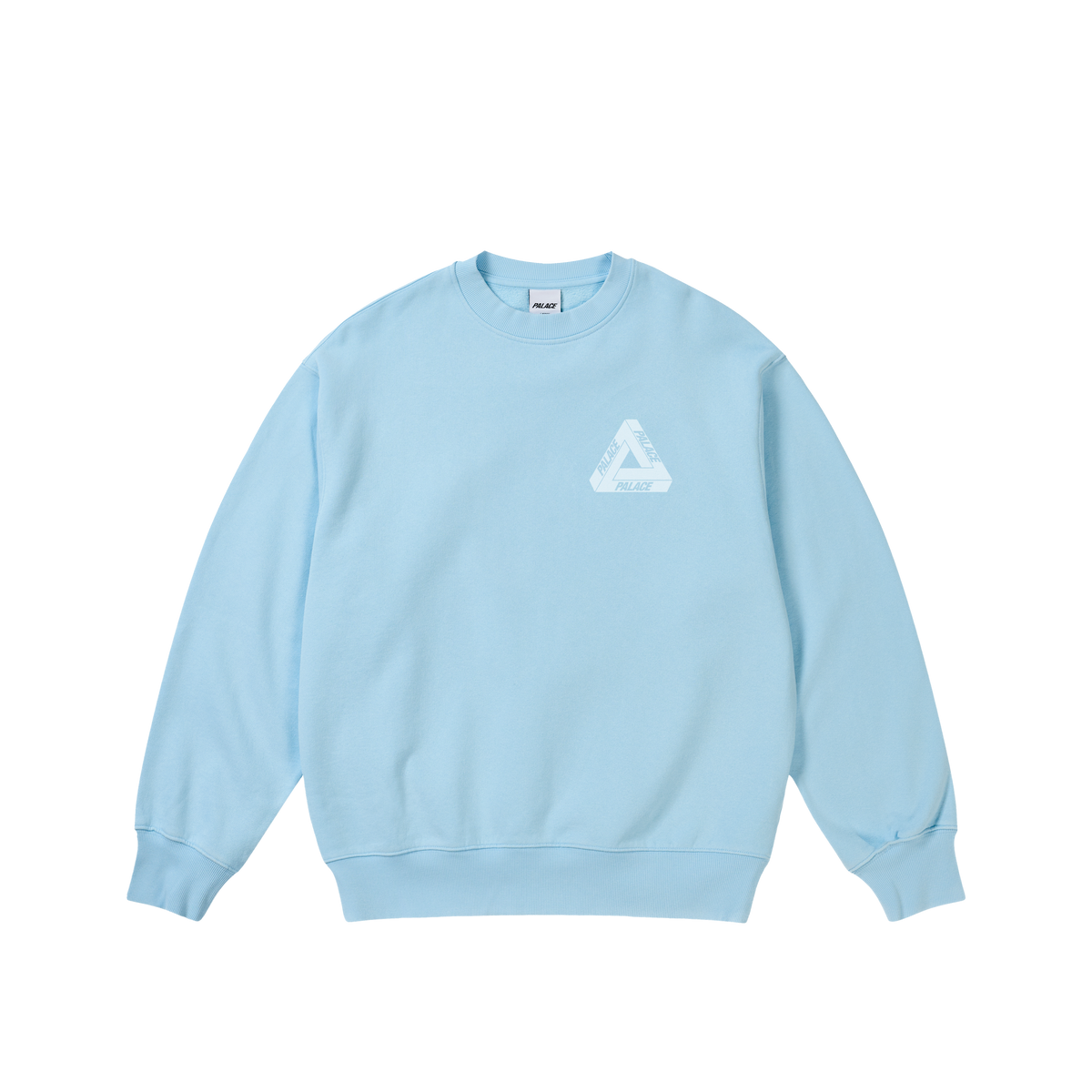 Palace Skateboards Pigment TRI CREW Skyline BLUE