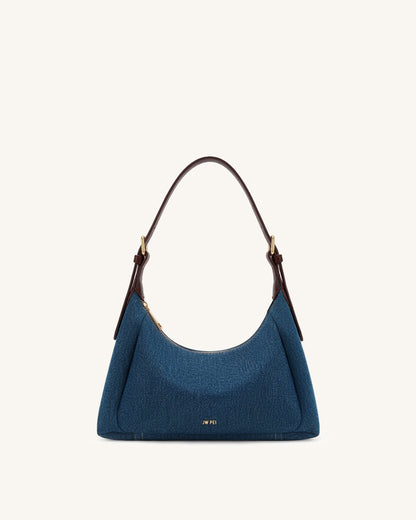Jw Pei Velora Denim Shoulder Bag Blue Denim